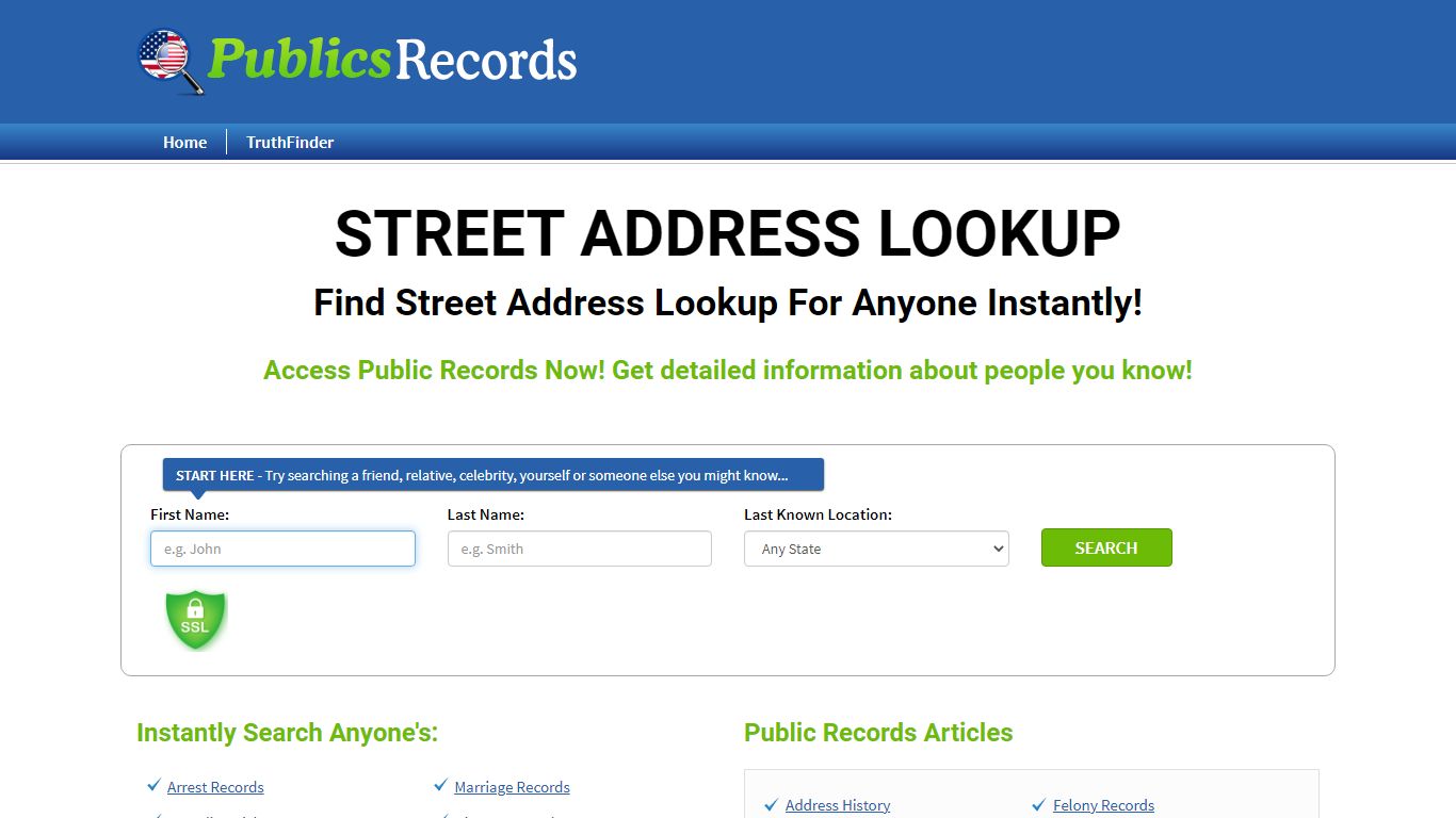 Find Street Address Lookup For Anyone Instantly!